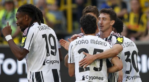 Segnali positivi per la Juve, 2-1 contro il Borussia Dortmund
