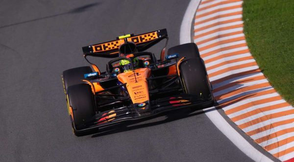 Norris domina le libere al Gp di Olanda, Hamilton sesto