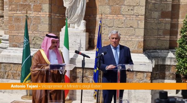 M.O. Tajani “Al lavoro con Arabia Saudita per soluzione a due stati”