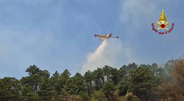 Incendio sul Vesuvio, proseguono le operazioni di spegnimento