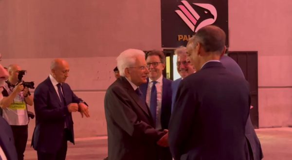 Palermo-Frosinone, l’arrivo del presidente Mattarella al Barbera