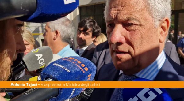Tajani “Si lavora per la pace in Ucraina, speriamo in tempi rapidi”