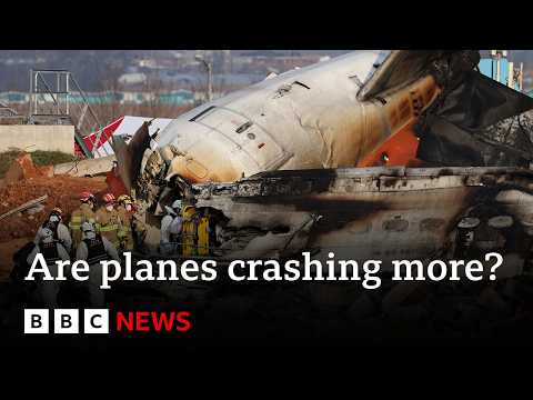 Are planes crashing more often? | BBC News