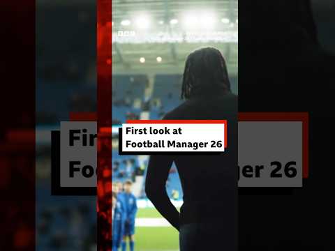 We have our first look at FM26. #FootballManager #FM26 #Gaming #BBCNews