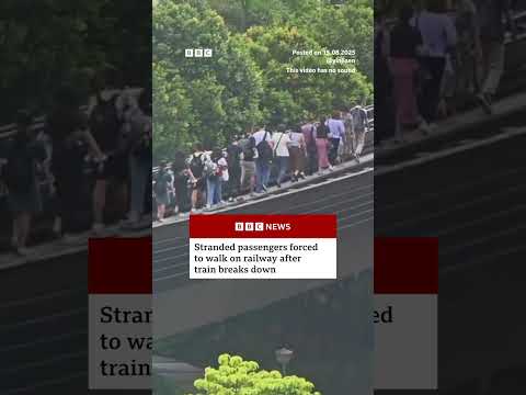 Passengers were stranded on a Singapore railway track after a train had a power fault. #Singapore