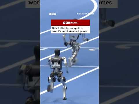 The first World Humanoid Robot Games are under way in Beijing, China. #China #Robots #BBCNews