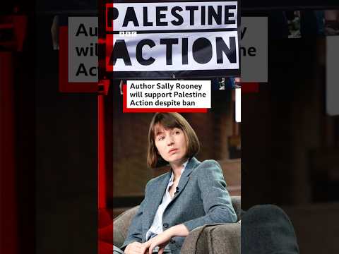 Author Sally Rooney says she will continue to support Palestine Action despite ban. #BBCNews