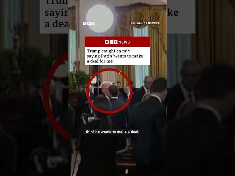 Donald Trump said Vladimir Putin ‘wants to make a deal for me’. #DonaldTrump #BBCNews