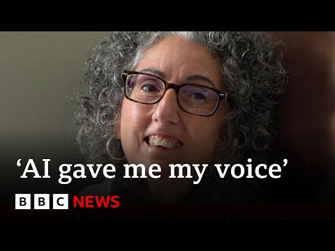 ‘Motor neurone disease left me without a voice but AI gave it back’ |  BBC News
