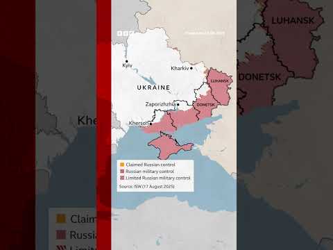 What land does Russia occupy in Ukraine? #Russia #Ukraine #BBCNews