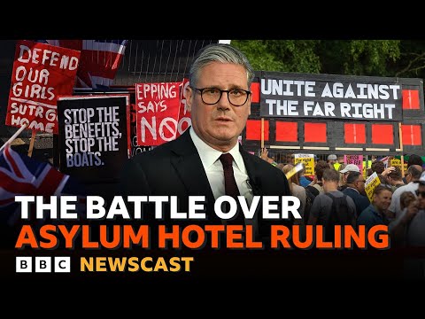 Why is the UK government fighting to keep asylum seekers in hotels? | BBC Newscast