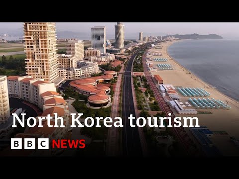 North Korea opens up beach resort in bid to boost tourism | BBC News