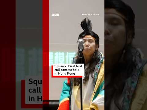 Hongkongers squawk-off in city’s first bird call contest. #HongKong #BBCNews