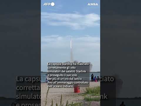 Concluso con successo il decimo test di Starship #ansa #news