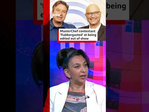 MasterChef contestant “flabbergasted” at being edited out of show. #MasterChef #BBCNews