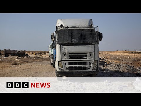 Twenty killed after trucks overturn in Gaza, Hamas-run civil defence says  | BBC News