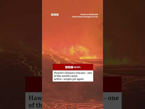 Hawaii’s Kilauea volcano erupts again. #Volcano #Eruption #BBCNews