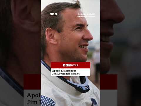 Astronaut Jim Lovell, who guided Apollo 13 safely back to Earth, has died aged 97. #BBCNews