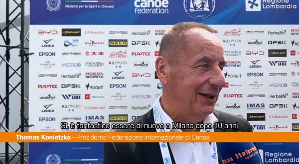Mondiali Canoa, Konietzko “Bello essere tornati a Milano dopo 10 anni”