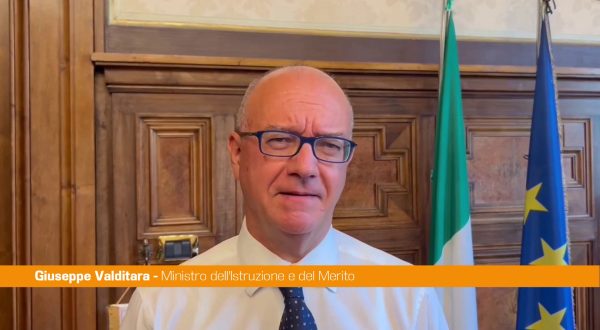 Valditara “L’anno scolastico inizia con importanti novità positive”