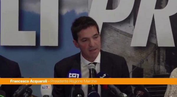 Marche, Acquaroli vince elezioni “Determinati a continuare il lavoro”