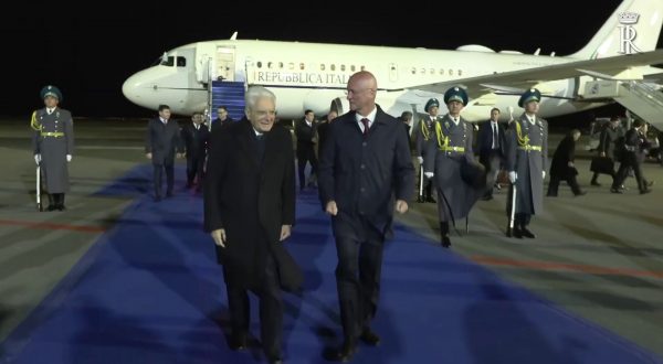 Il presidente Mattarella è arrivato in Kazakistan
