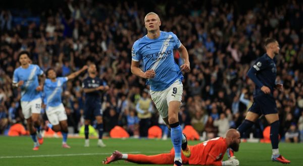 Il Napoli piegato da Haaland e Doku, 2-0 per il City