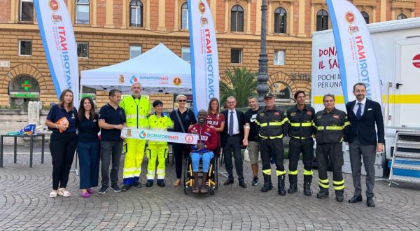 Anas e Polizia di Stato insieme per promuovere la donazione di sangue