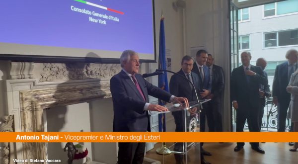 Tajani a New York: “Nessun italiano all’estero deve sentirsi solo”