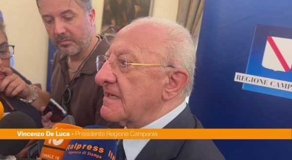 Regionali, De Luca “Per ora solo chiacchiere al vento”