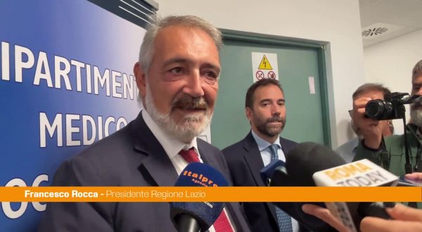 Rocca “Nuova terapia intensiva al Sant’Eugenio di Roma”