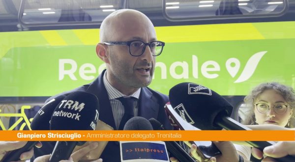 Trenitalia, Strisciuglio “Puglia prima a completare rinnovo Regionali”