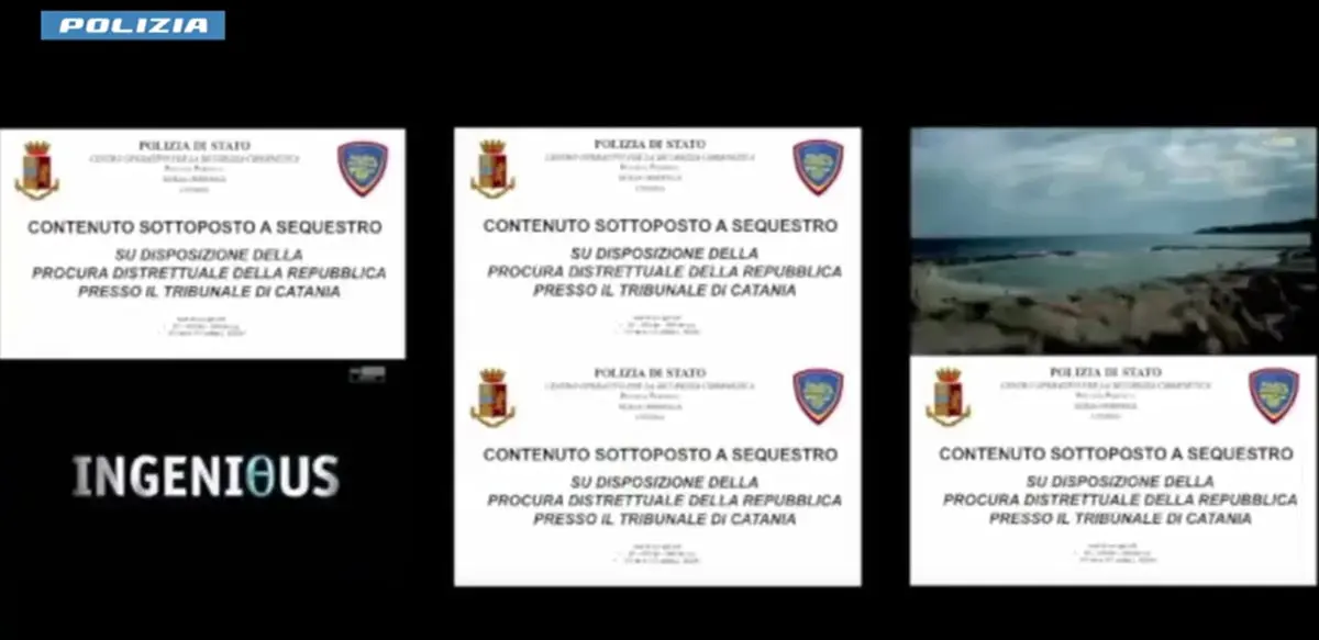 Operazione “Gotha 2” della Polizia a Catania contro gli streaming illegali, 8 misure cautelari / Video