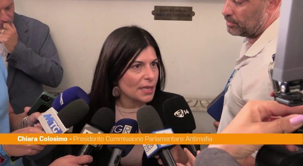 Colosimo “Siamo di fronte a criminalità organizzata su due livelli”