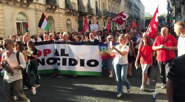 A Catania un migliaio alla manifestazione pro Palestina