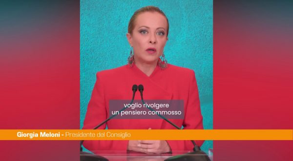 Meloni “Non ci faremo trascinare in una spirale di violenza”