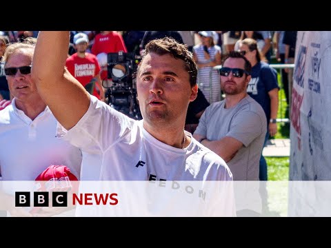 Manhunt for Charlie Kirk killer continues as Trump says it is ‘dark moment for America’ | BBC News