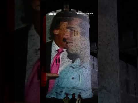 Four people arrested after Trump-Epstein projection on Windsor Castle. #Trump #Windsor