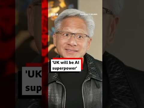 ‘UK will be AI superpower,’ says Nvidia boss Jensen Huang. #Nvidia #AI #BBCNews