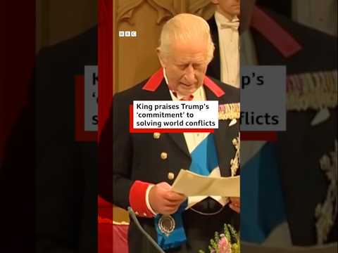 King praises Trump for “personal commitment” to finding solutions to world conflicts. #BBCNews