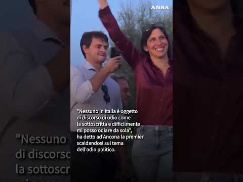 Regionali Marche, duello a distanza Meloni-Schlein #ansa #news