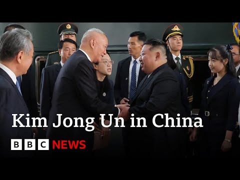 North Korea’s Kim Jong Un arrives in Beijing with daughter and possible heir | BBC News
