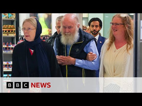 British couple held by Taliban arrive in UK after release | BBC News