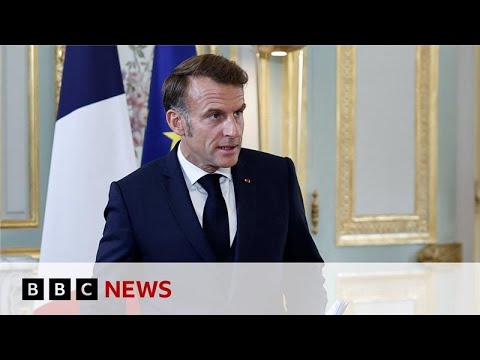 France formally recognises Palestinian state | BBC News