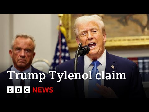 Trump makes unproven link between autism and Tylenol | BBC News
