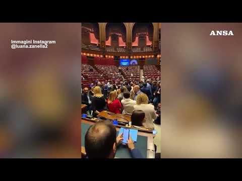 Flotilla sotto attacco, protesta Pd-Avs-M5s alla Camera #ansa #news #flotilla