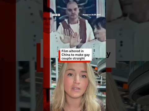 Australian film altered in China to make gay couple straight. #Australia #China #BBCNews