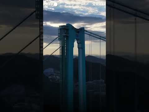 Inaugurato in Cina il ponte piu’ alto del mondo #ansa #news
