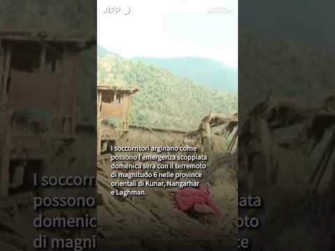 Sisma in Afghanistan, sempre piu’ drammatico il bilancio delle vittime #ansa #news