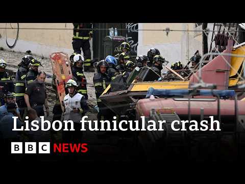 At least 17 dead after Portugal funicular crash | BBC News